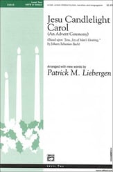 Jesu Candlelight Carol SATB/Unison choral sheet music cover